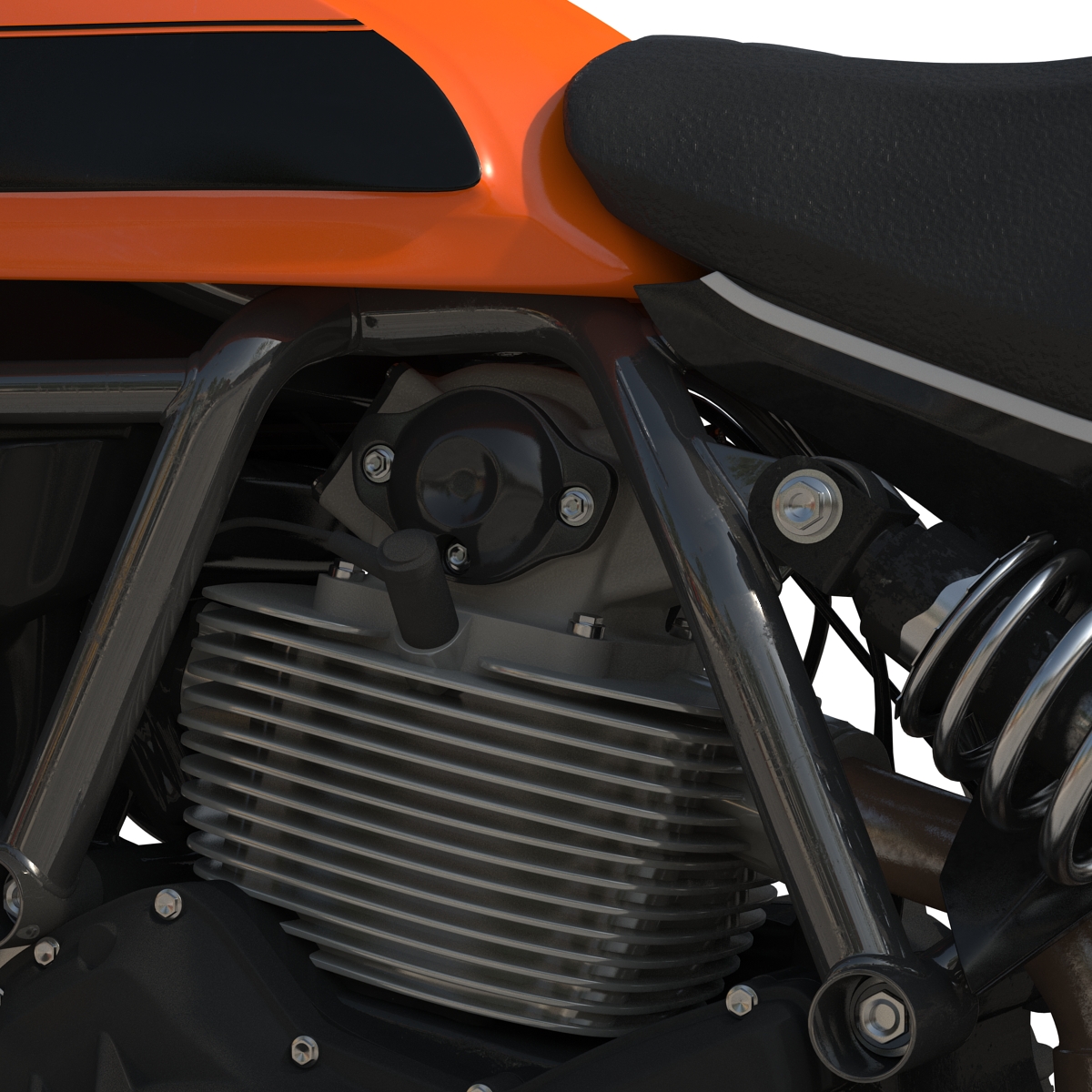 3D Ducati Scrambler Sixty2 model