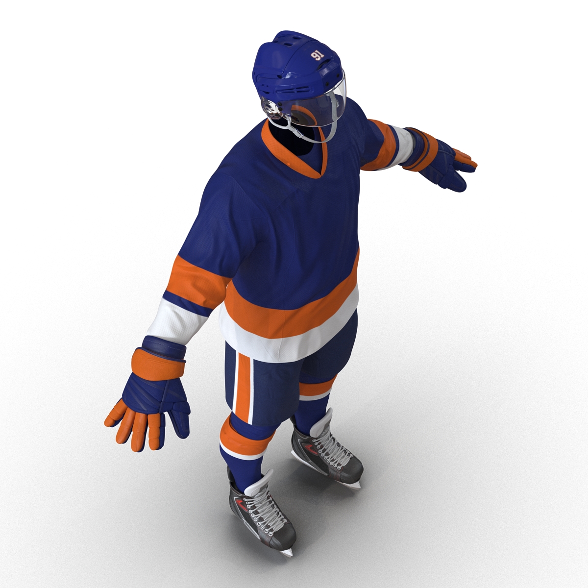 3D Hockey Equipment Generic 3