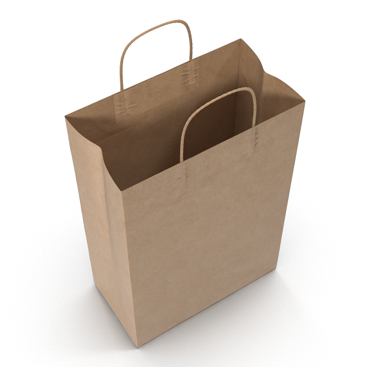 3D Paper Bag With Handle