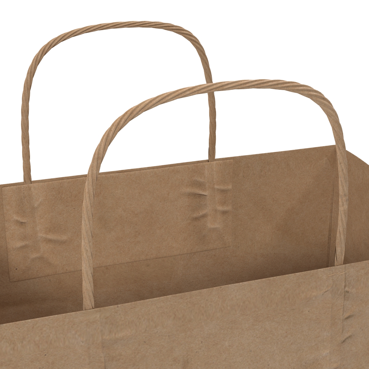 3D Paper Bag With Handle