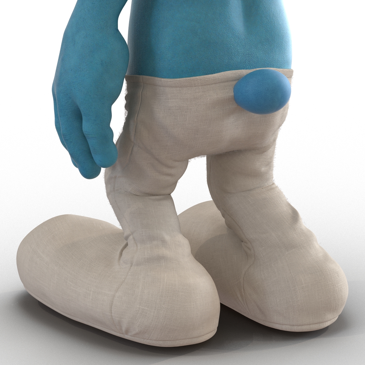 3D Smurf Rigged with Fur