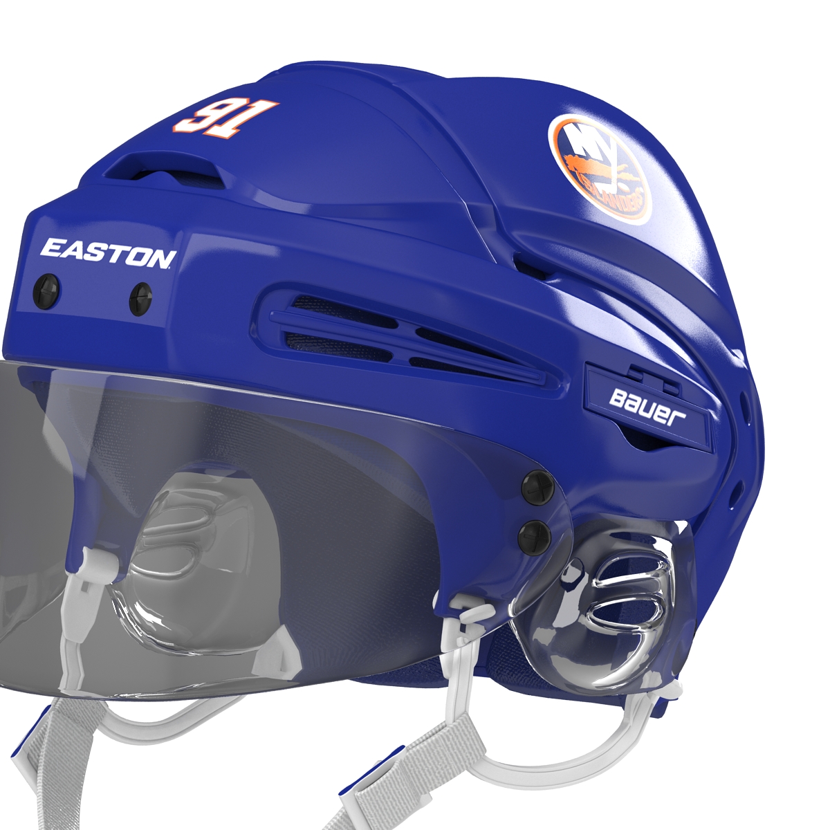 3D Hockey Helmet Islanders model