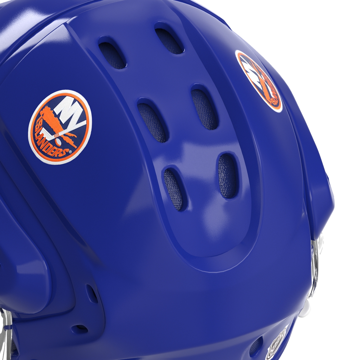 3D Hockey Helmet Islanders model