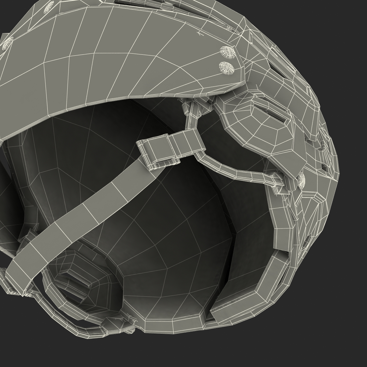 3D Hockey Helmet Generic 2 model