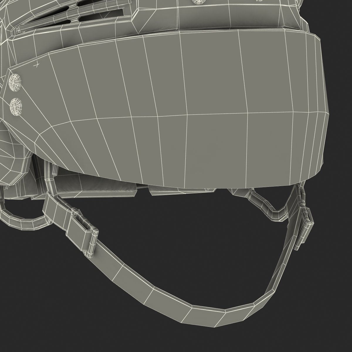 3D Hockey Helmet Generic 3 model