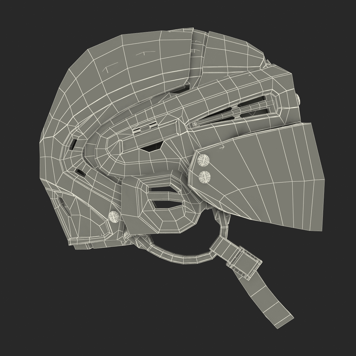 3D Hockey Helmet Generic 5 model