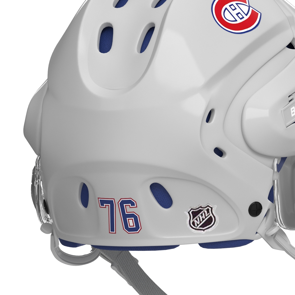 Hockey Helmet Montreal Canadiens 3D