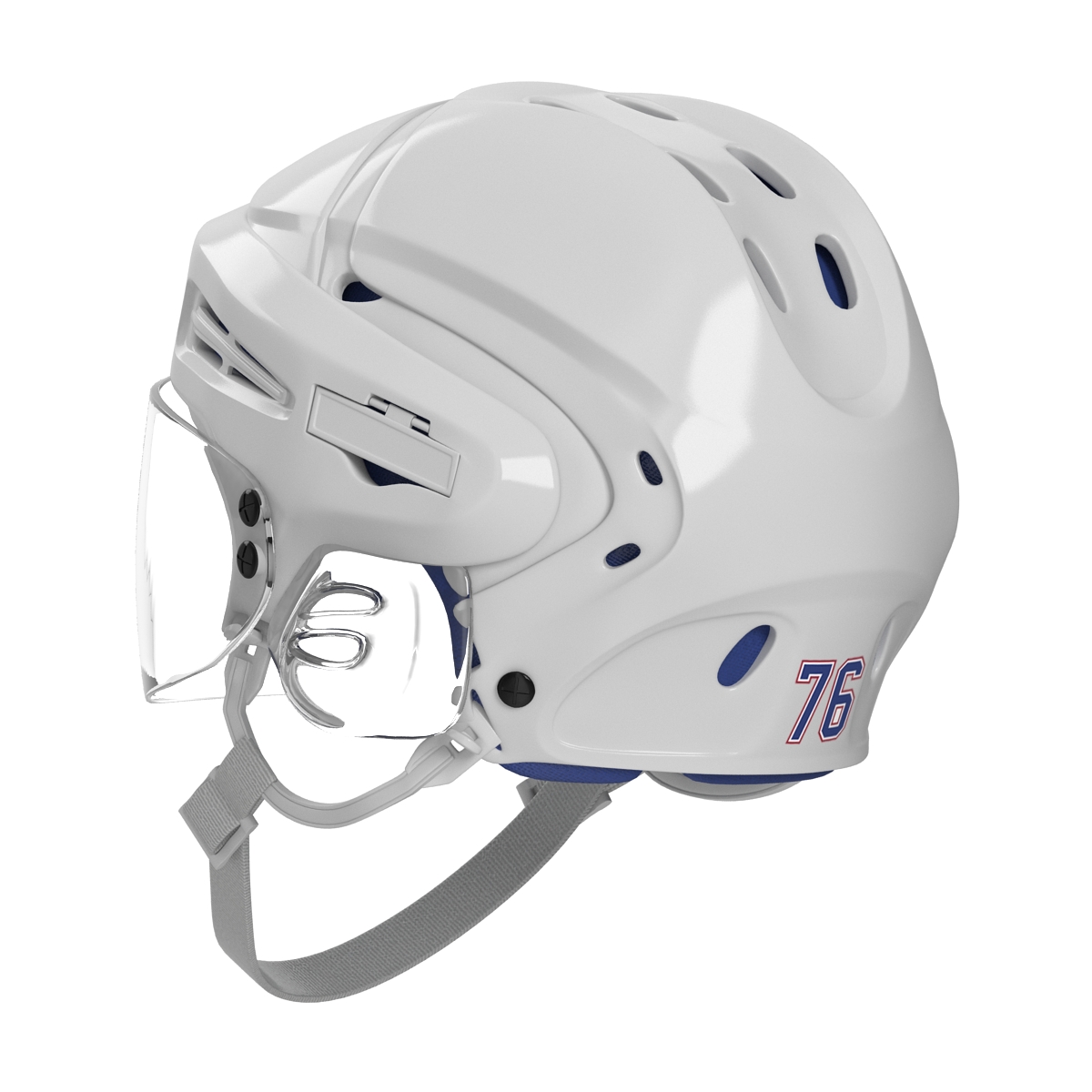 3D Hockey Helmet Generic 4 model