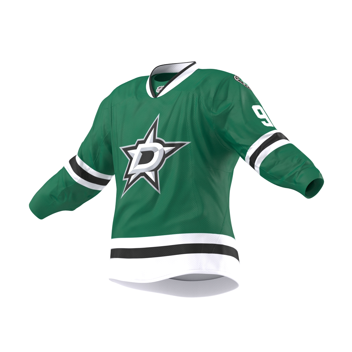 3D Hockey Jersey Dallas Stars