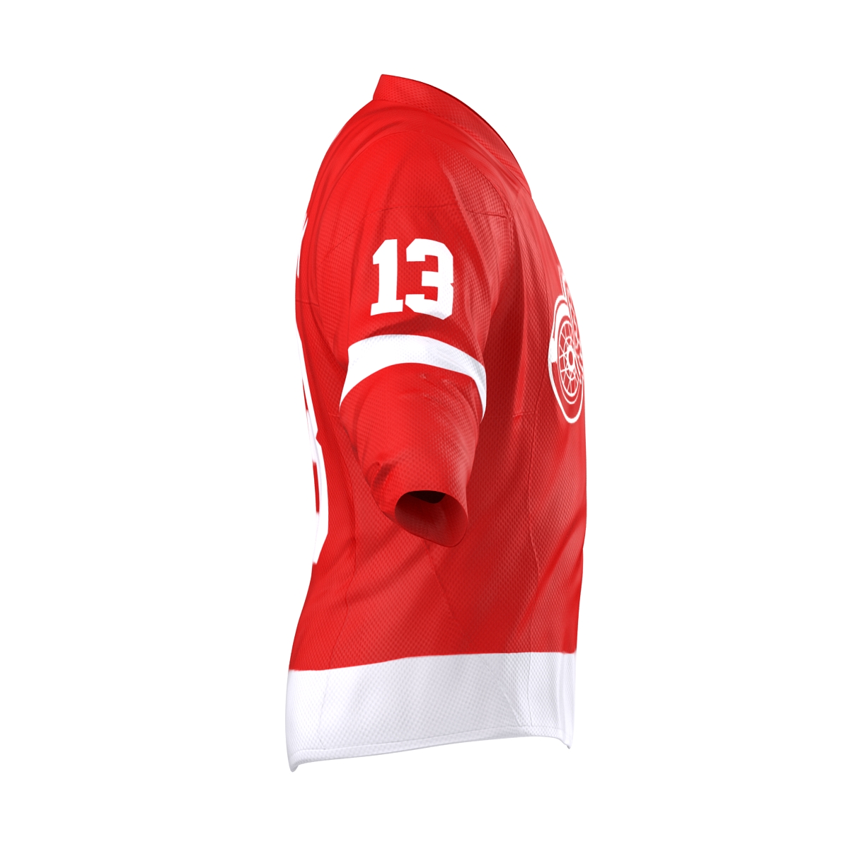 3D Hockey Jersey Detroit Red Wings