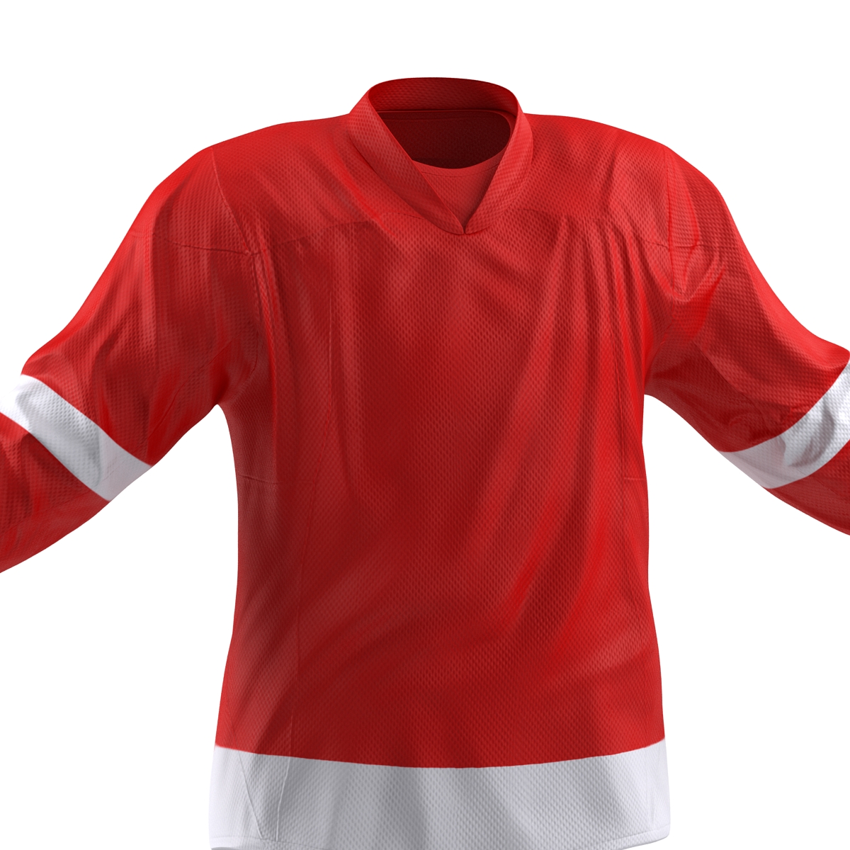 3D Hockey Jersey Generic 2 model