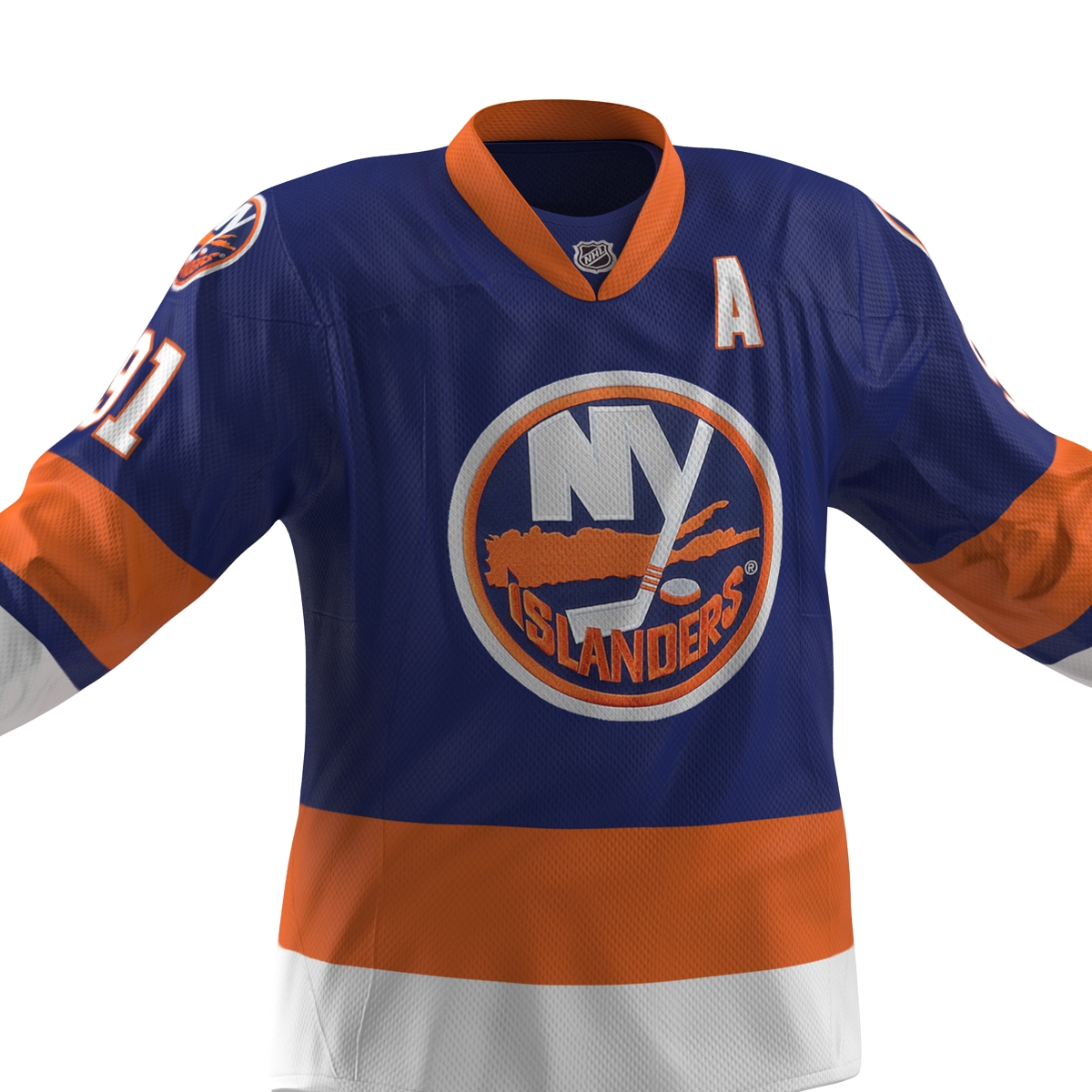 3D Hockey Jersey Islanders model