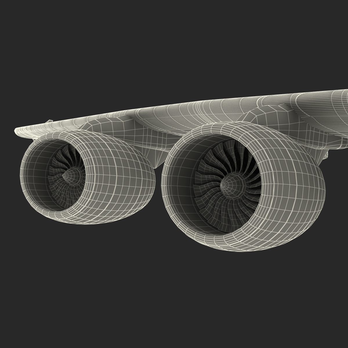 Airbus A380 800 Qantas Rigged 3D model