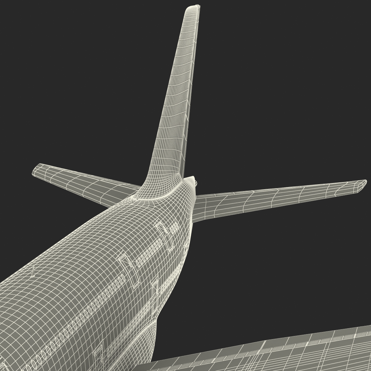 Airbus A380 800 Qantas Rigged 3D model