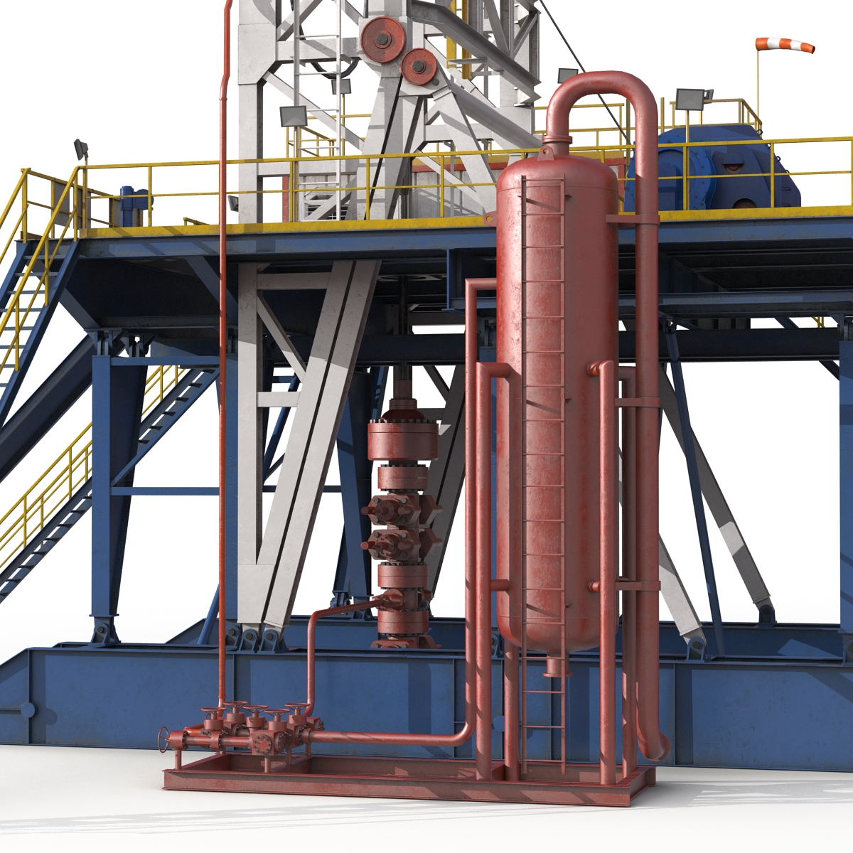 3D Fracking Gas Platform