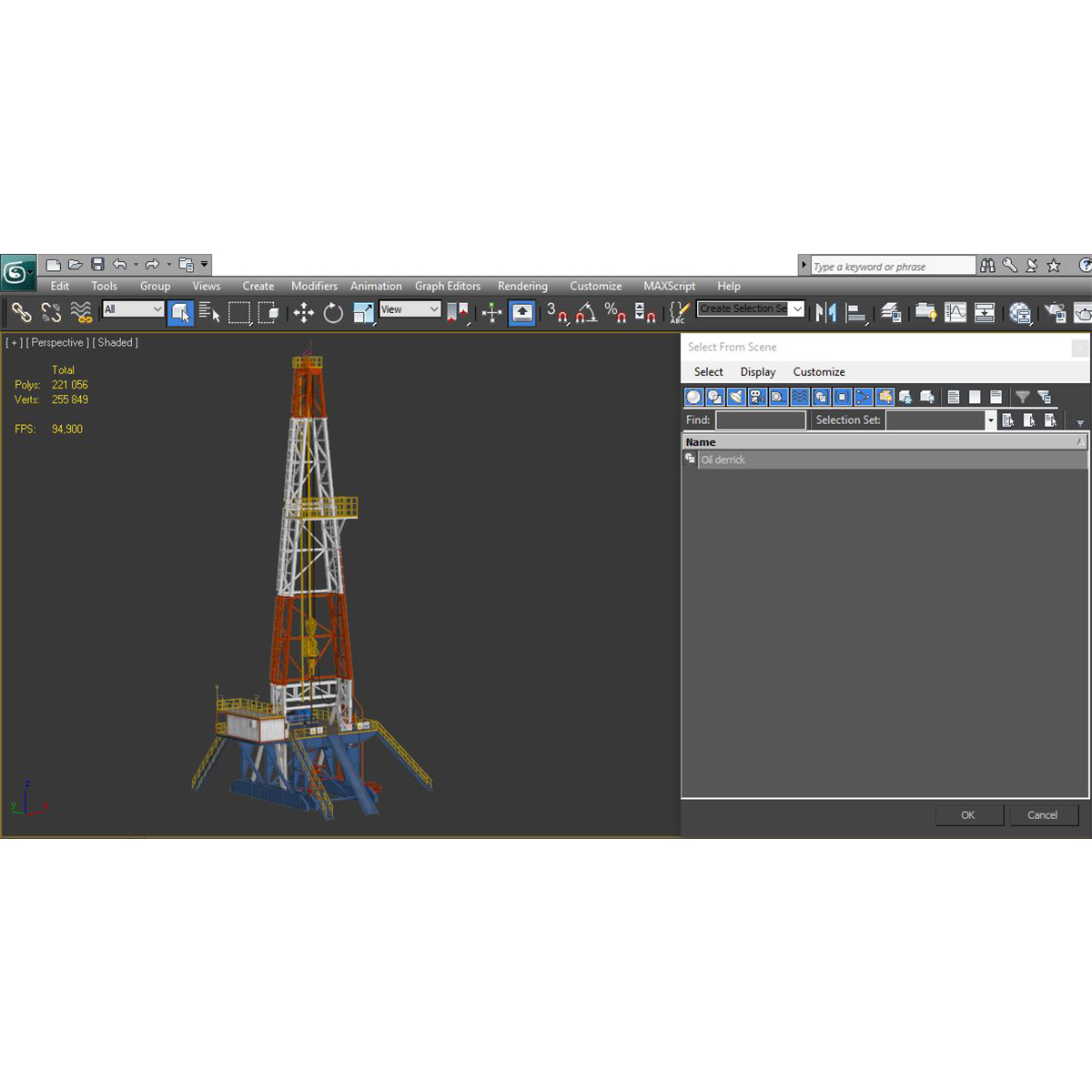 3D Fracking Gas Platform