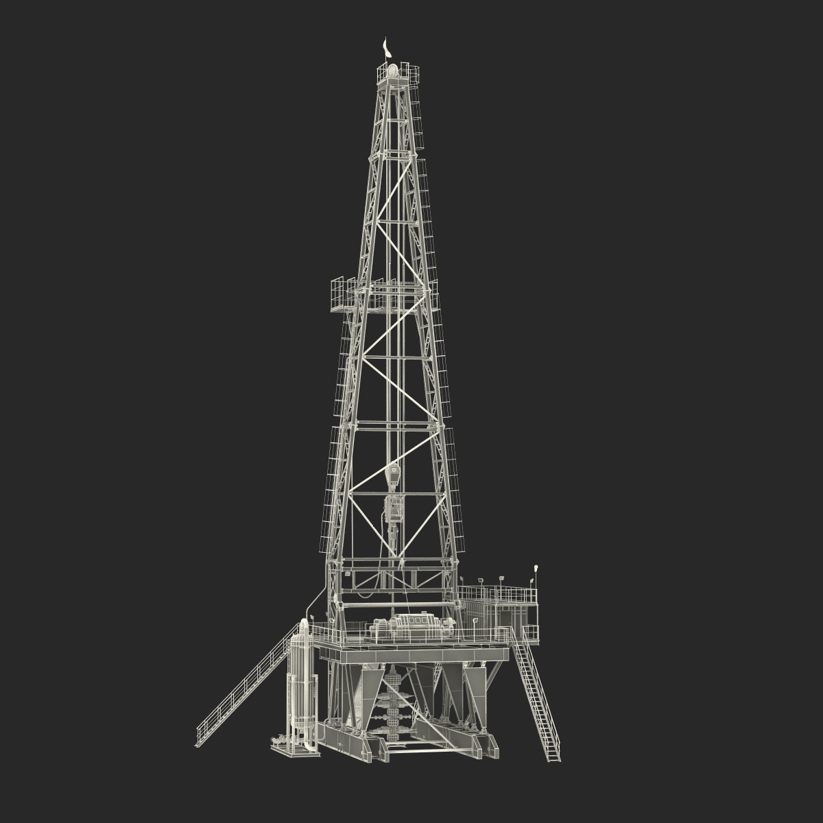 3D Fracking Gas Platform