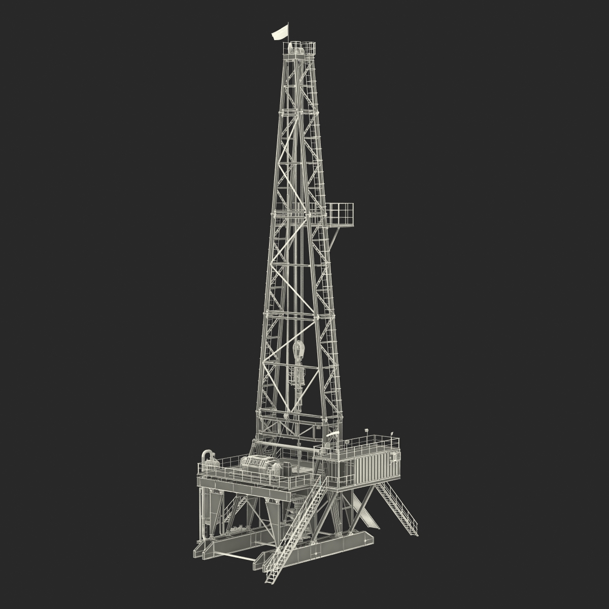 3D Fracking Gas Platform