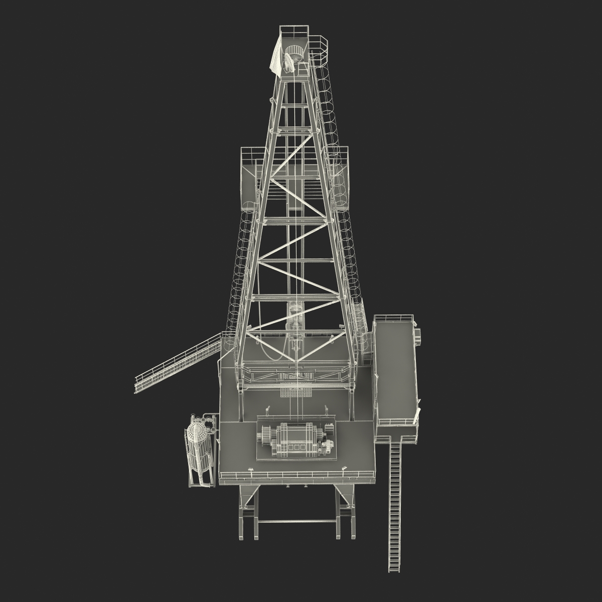 3D Fracking Gas Platform