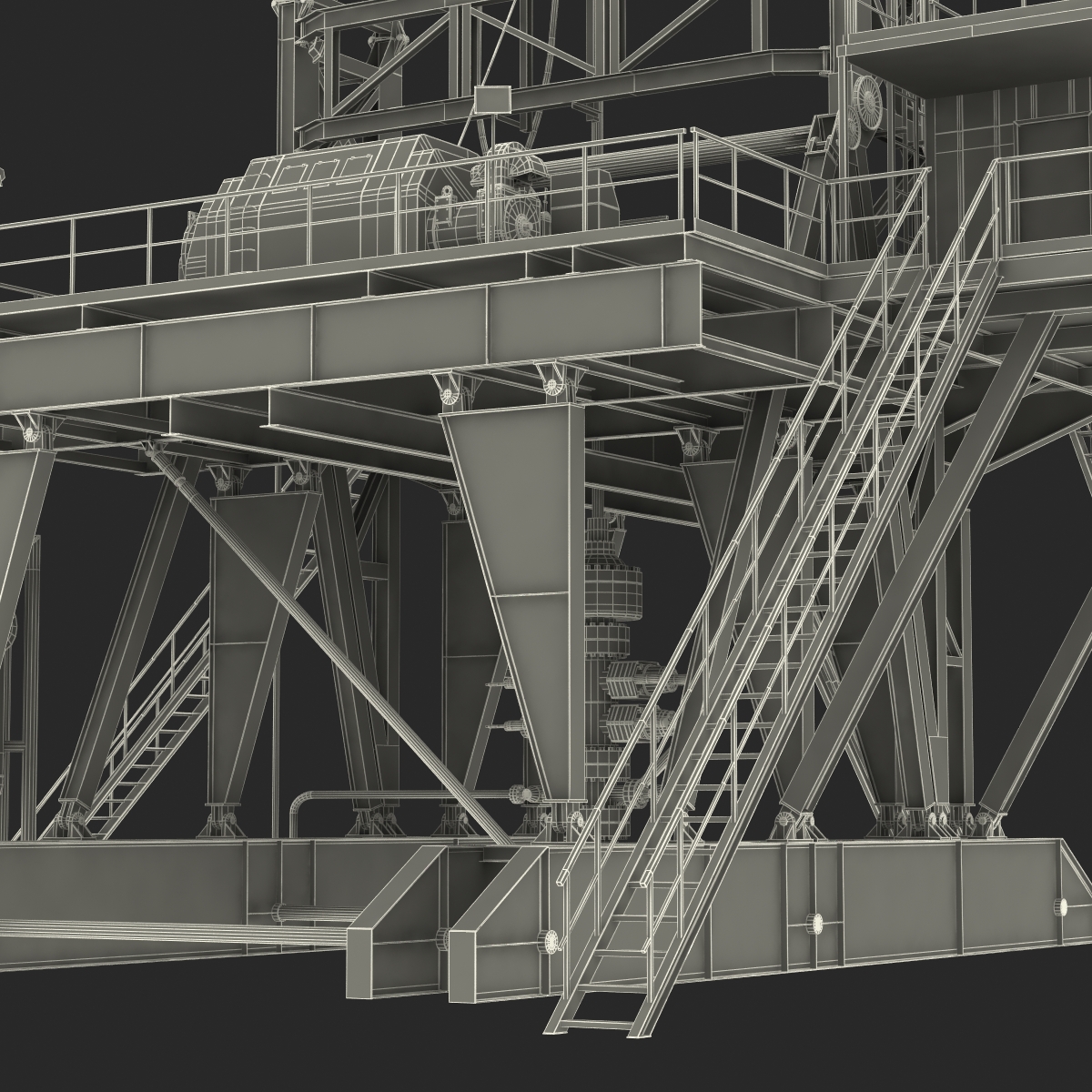 3D Fracking Gas Platform