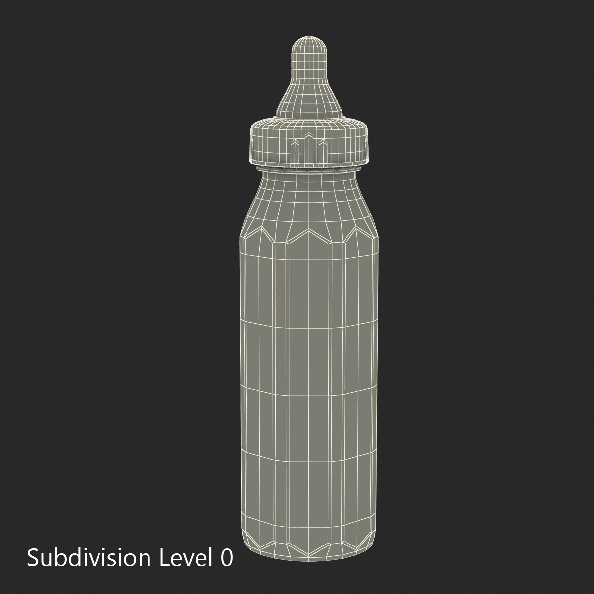 3D Baby Bottle 2 model