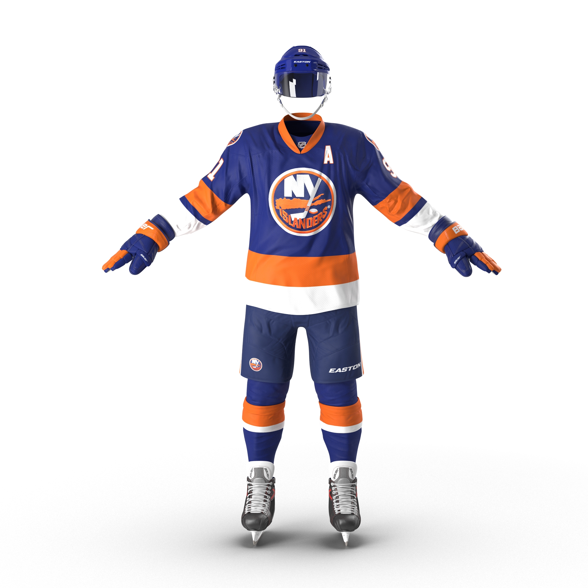 3D Hockey Equipment Islanders