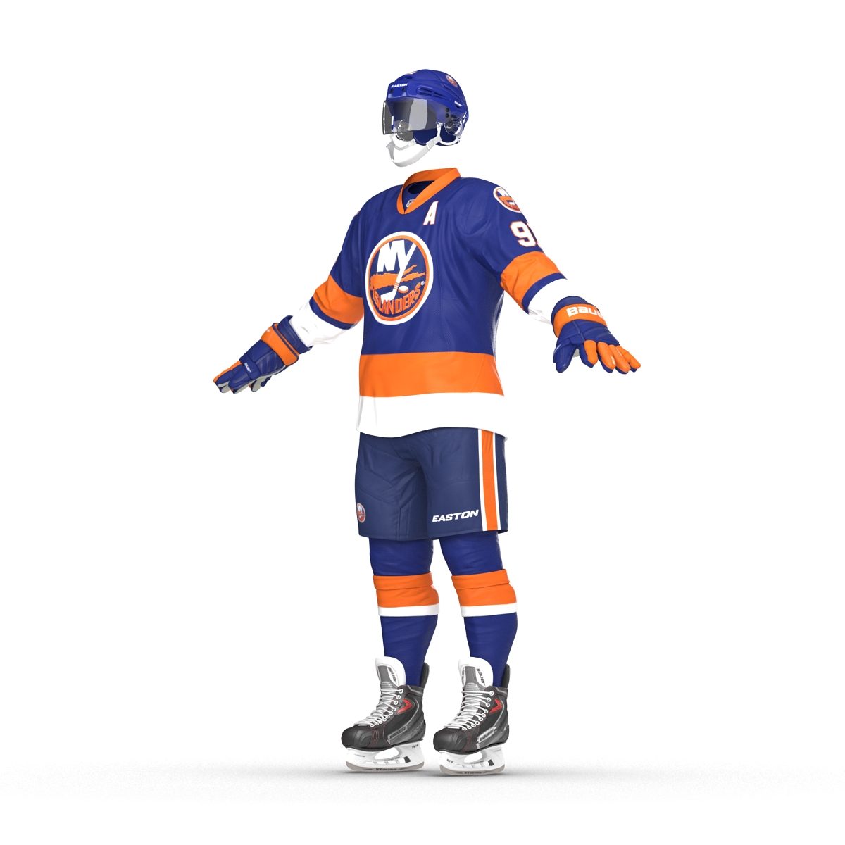 3D Hockey Equipment Islanders