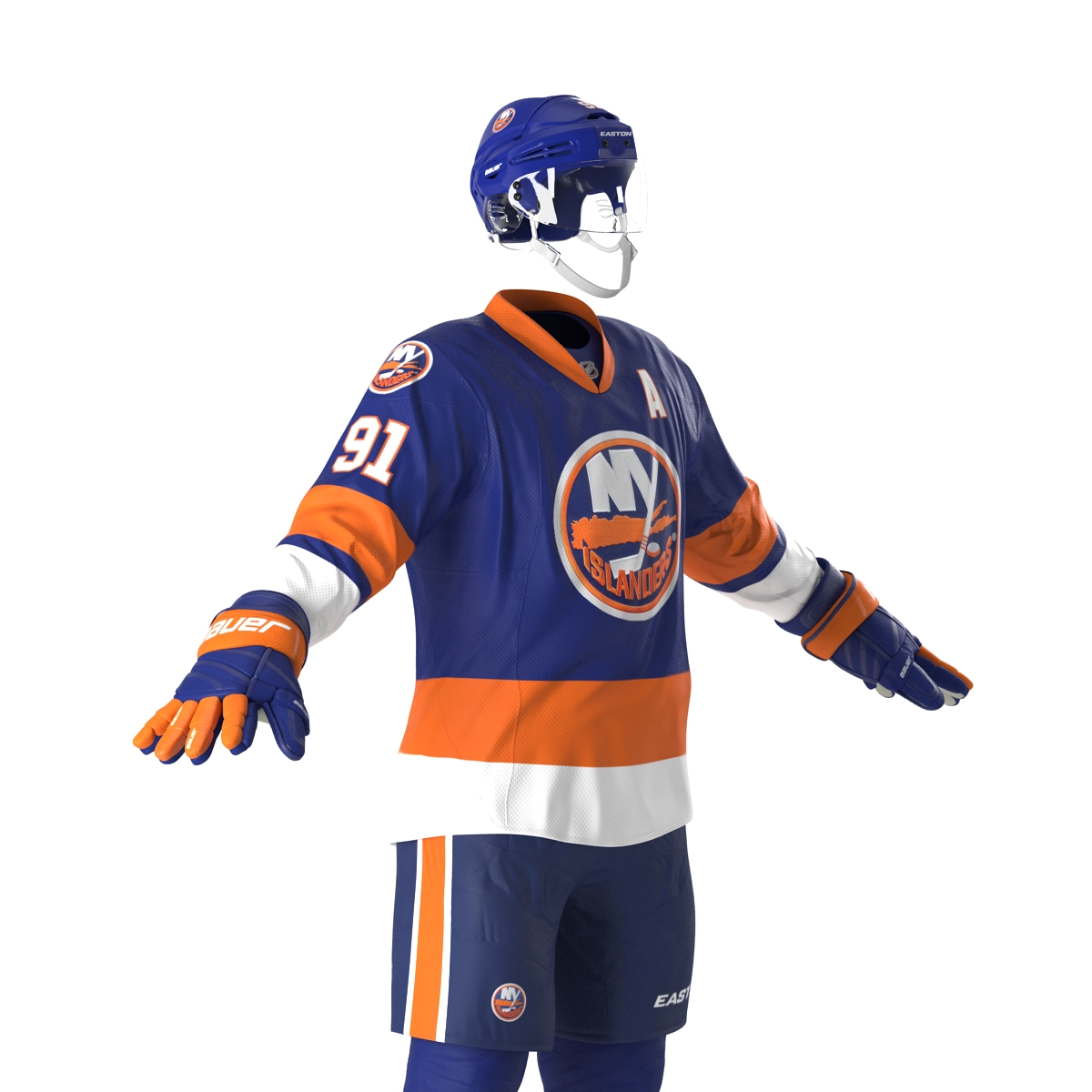 3D Hockey Equipment Islanders