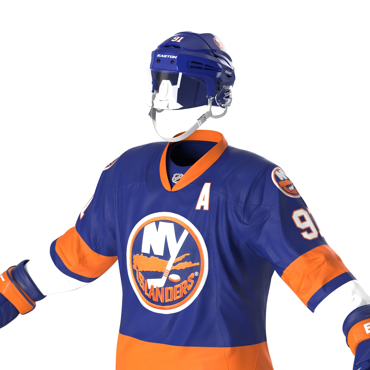 3D Hockey Equipment Islanders