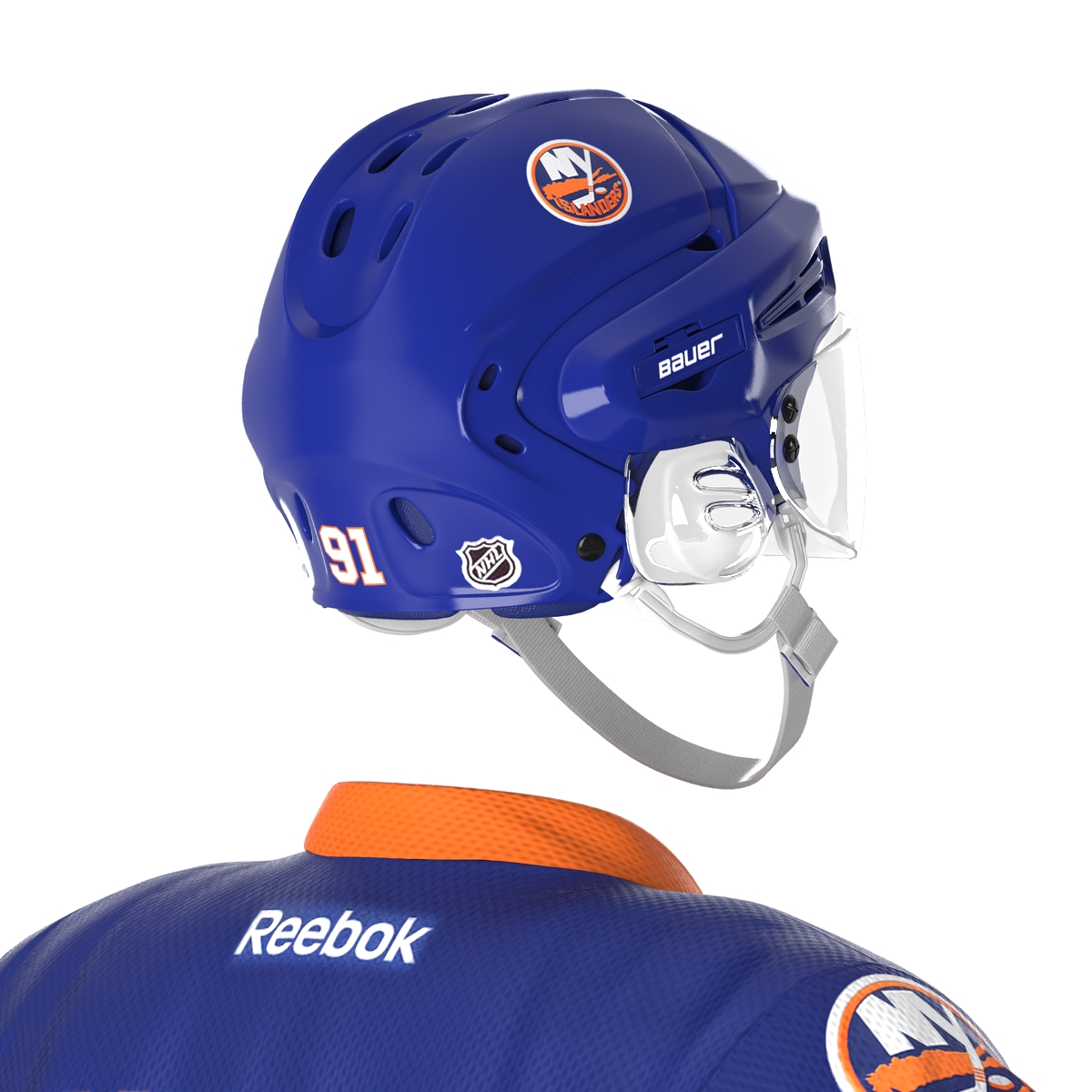 3D Hockey Equipment Islanders