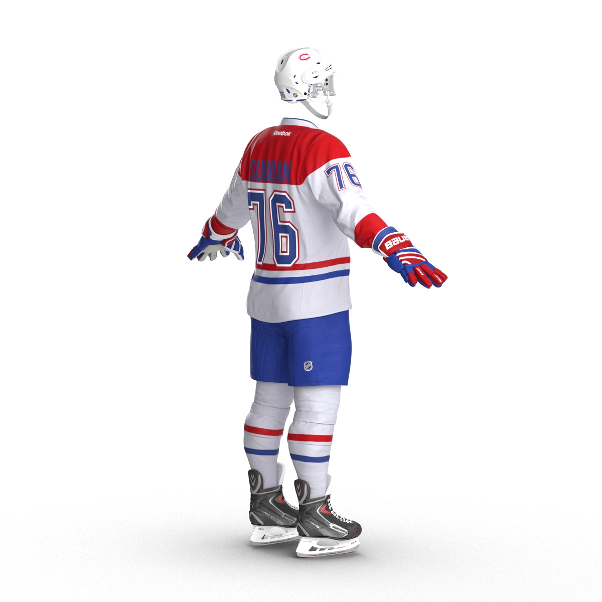 3D model Hockey Equipment Montreal Canadiens