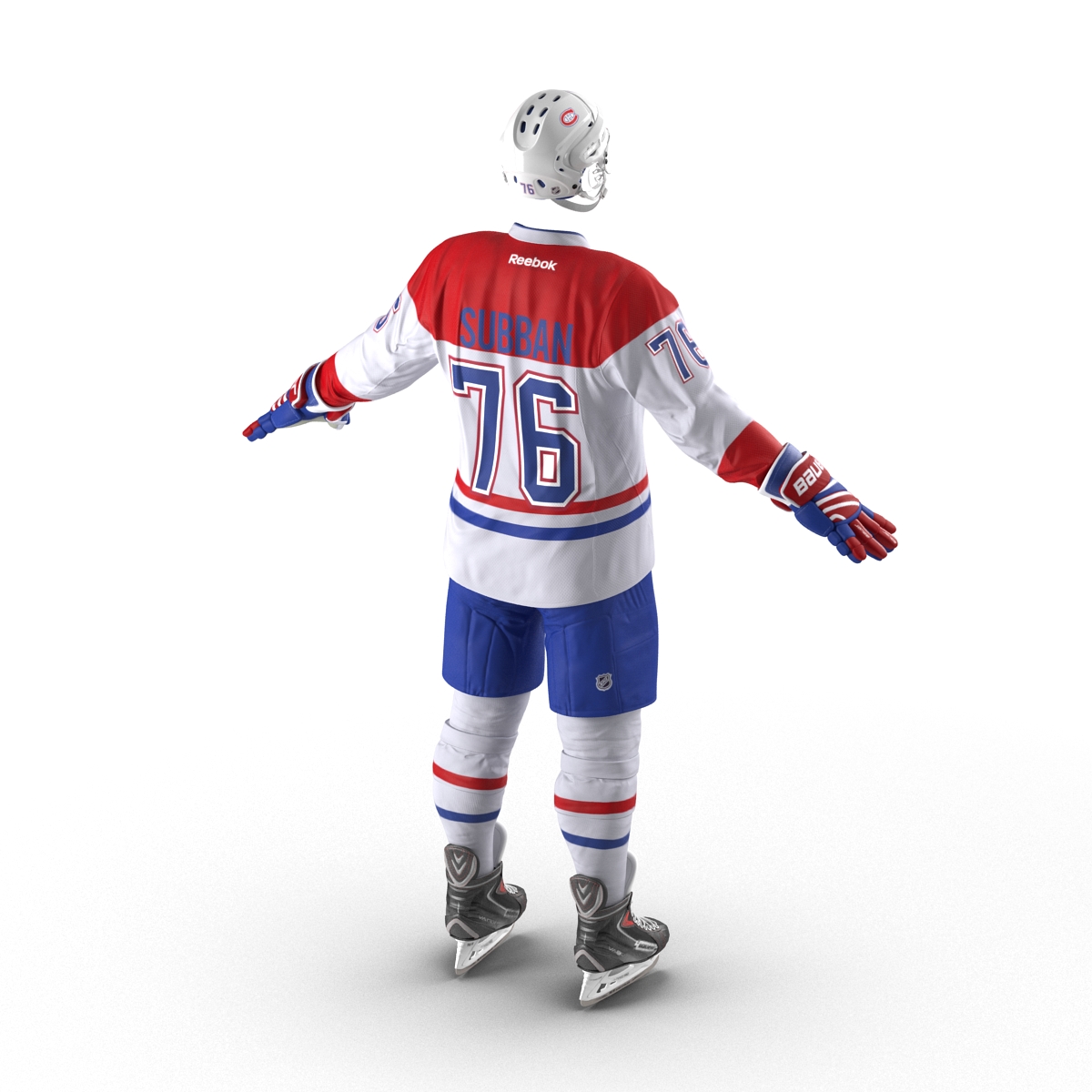 3D model Hockey Equipment Montreal Canadiens