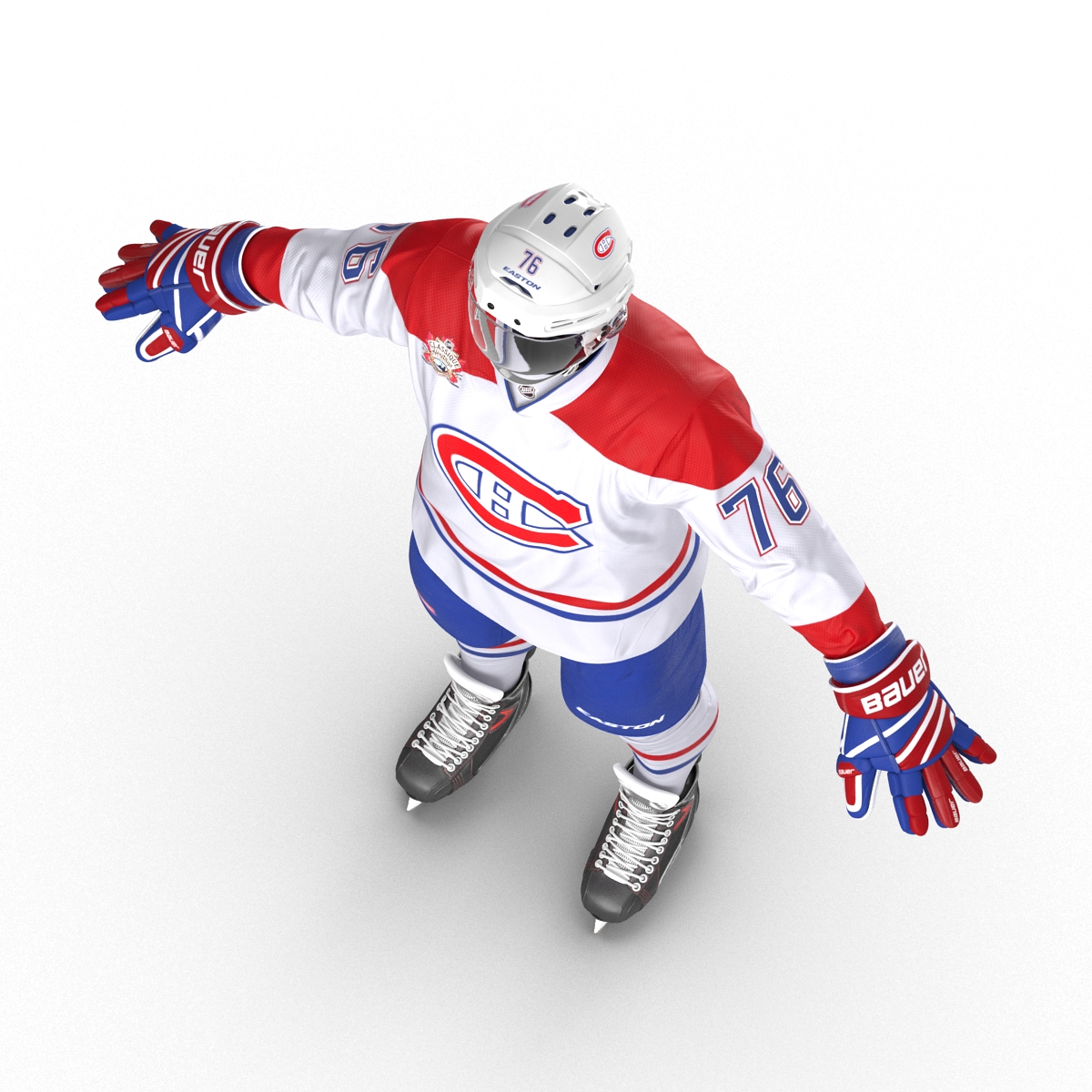 3D model Hockey Equipment Montreal Canadiens