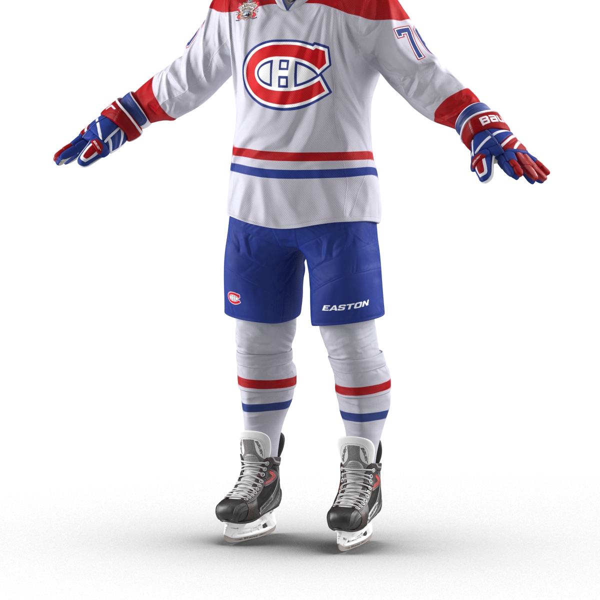 3D model Hockey Equipment Montreal Canadiens