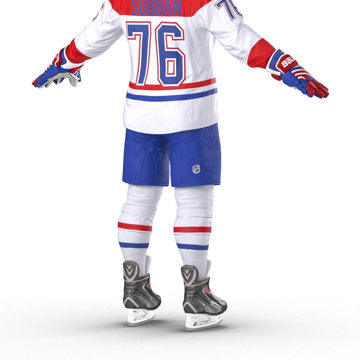 3D model Hockey Equipment Montreal Canadiens