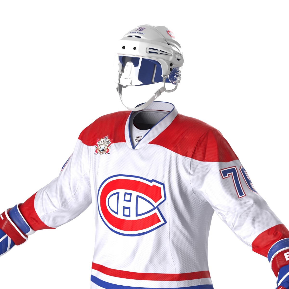 3D model Hockey Equipment Montreal Canadiens