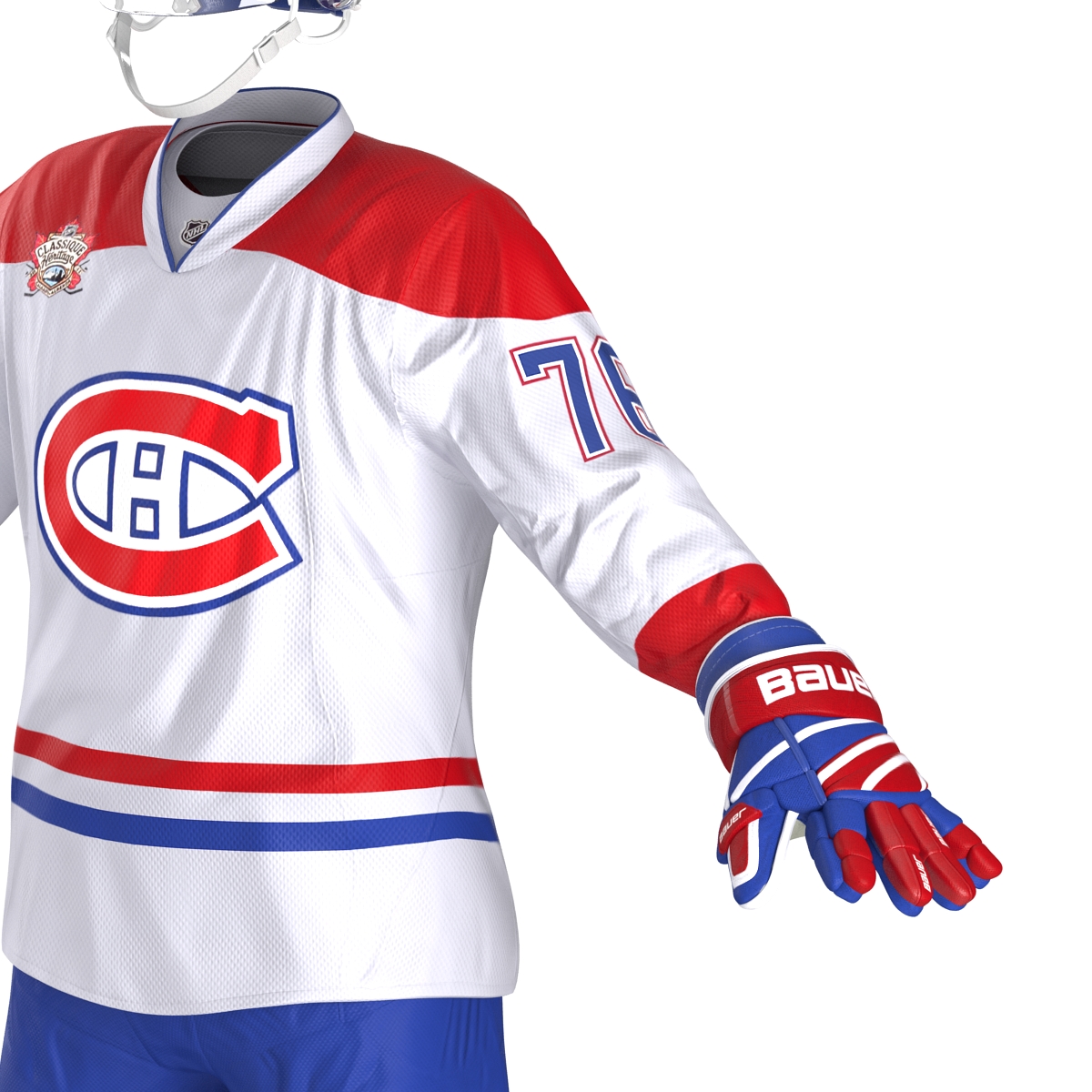 3D model Hockey Equipment Montreal Canadiens