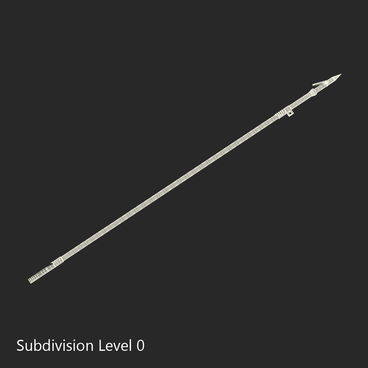 3D Spear Shaft