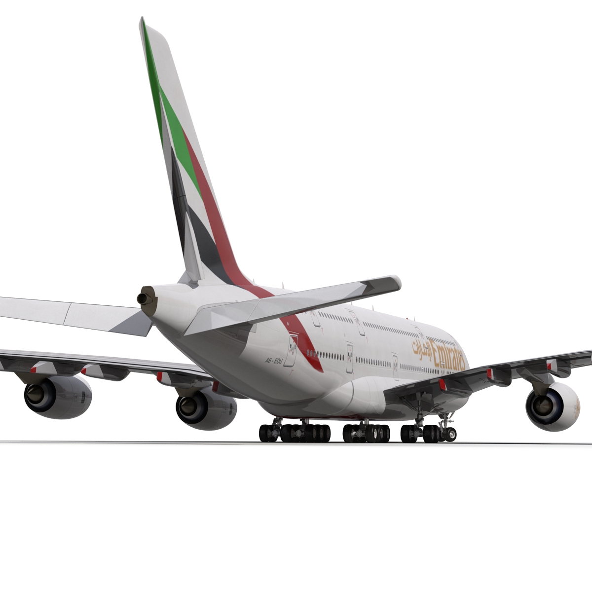 Airbus A380 900 Emirates 3D model