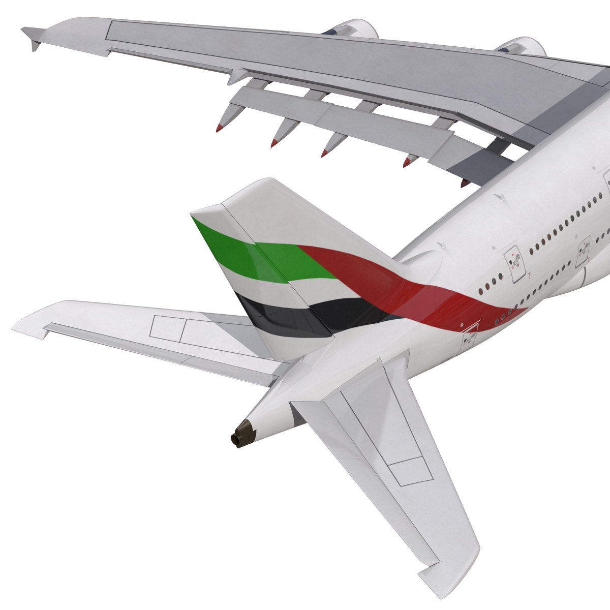 Airbus A380 900 Emirates 3D model