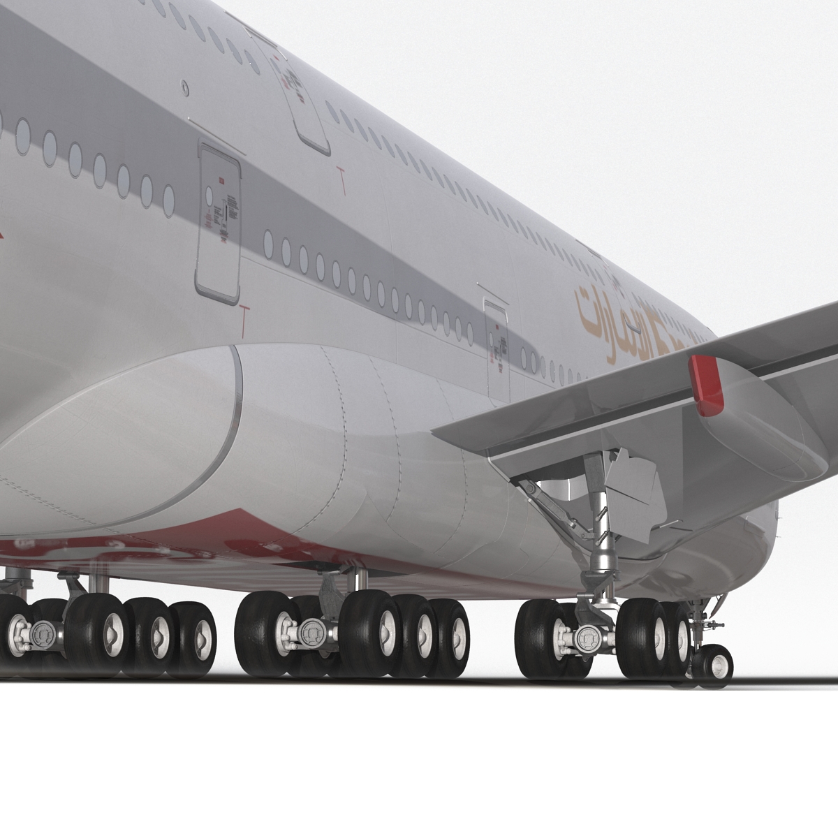 Airbus A380 900 Emirates 3D model