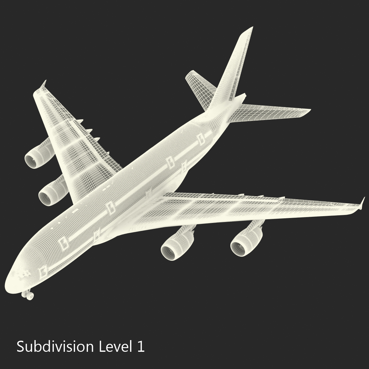 Airbus A380 900 Emirates 3D model