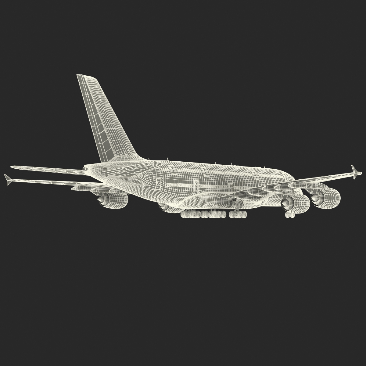 Airbus A380 900 Emirates 3D model