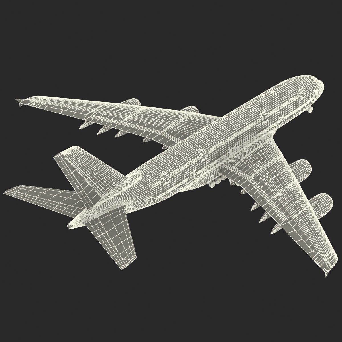 Airbus A380 900 Emirates 3D model