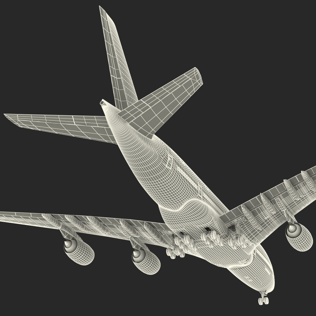 Airbus A380 900 Emirates 3D model