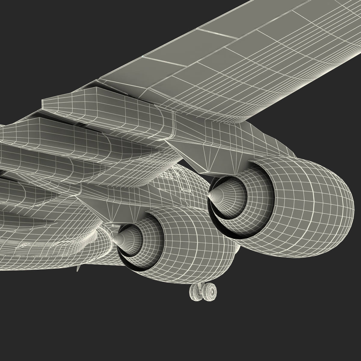 Airbus A380 900 Emirates 3D model