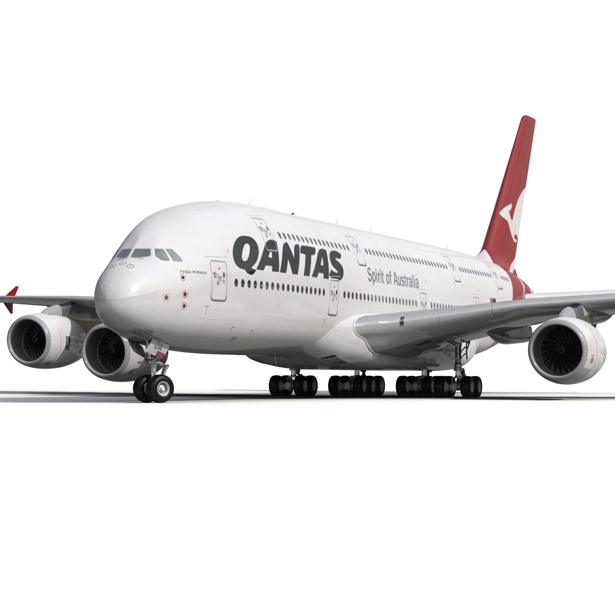 Airbus A380 900 Qantas 3D