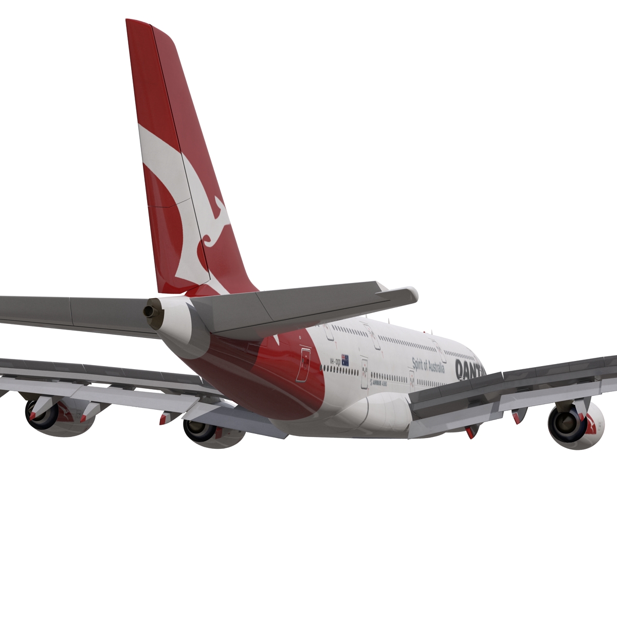 Airbus A380 900 Qantas 3D