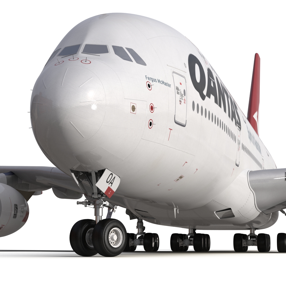 Airbus A380 900 Qantas 3D