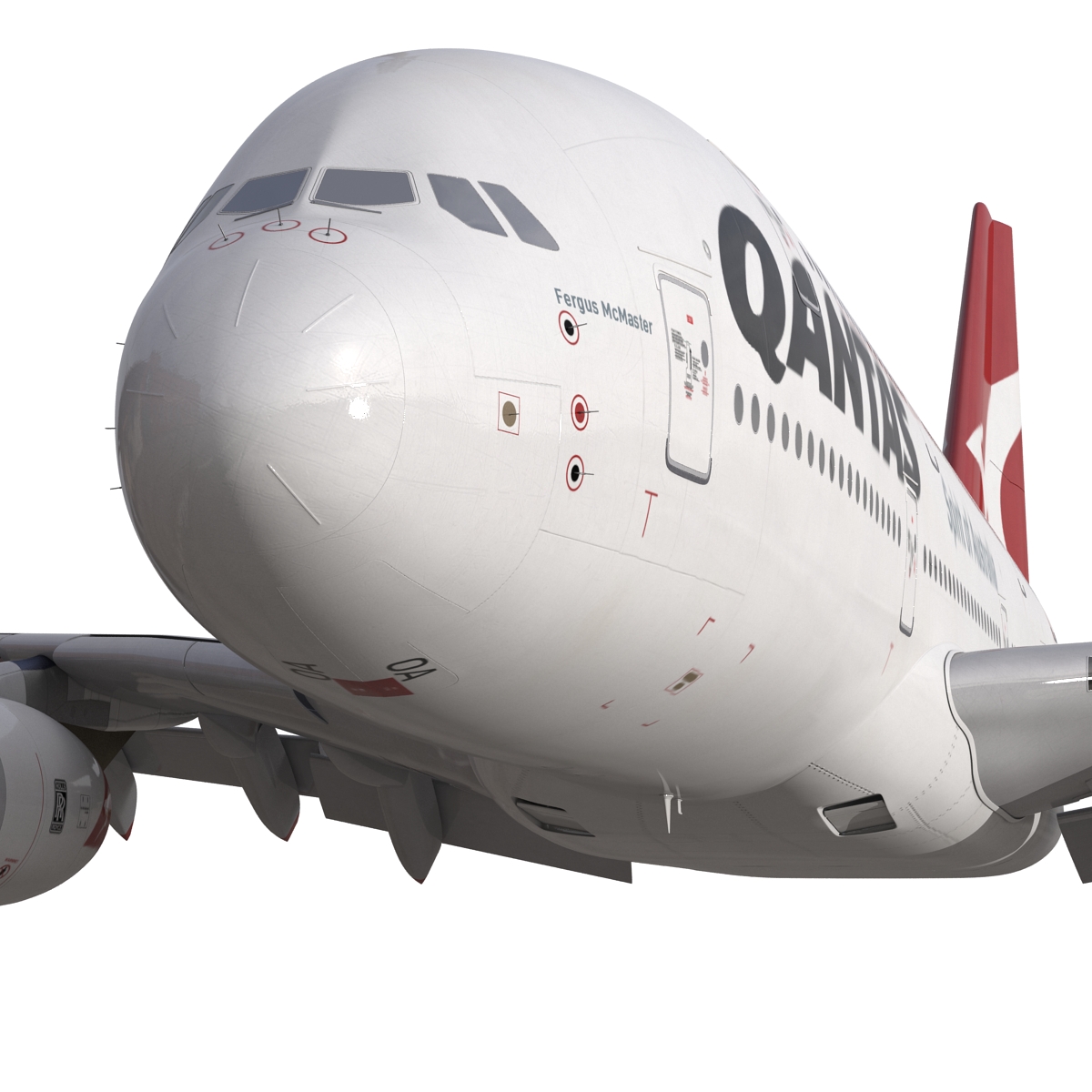 Airbus A380 900 Qantas 3D